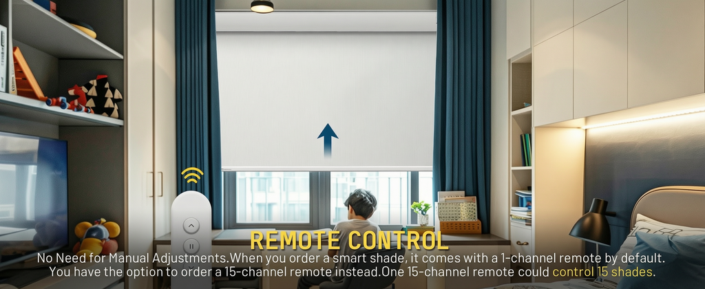 Custom Size SunShield Motorized Zebra Blinds, 95% Blackout Rechargeable Remote Control Shades for Home