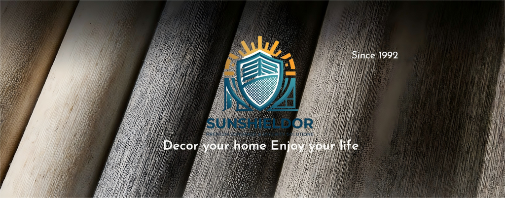 SunShieldor Cordless Blackout Roller Shades, Linen Thermal UV Protection Blinds for Home & Office