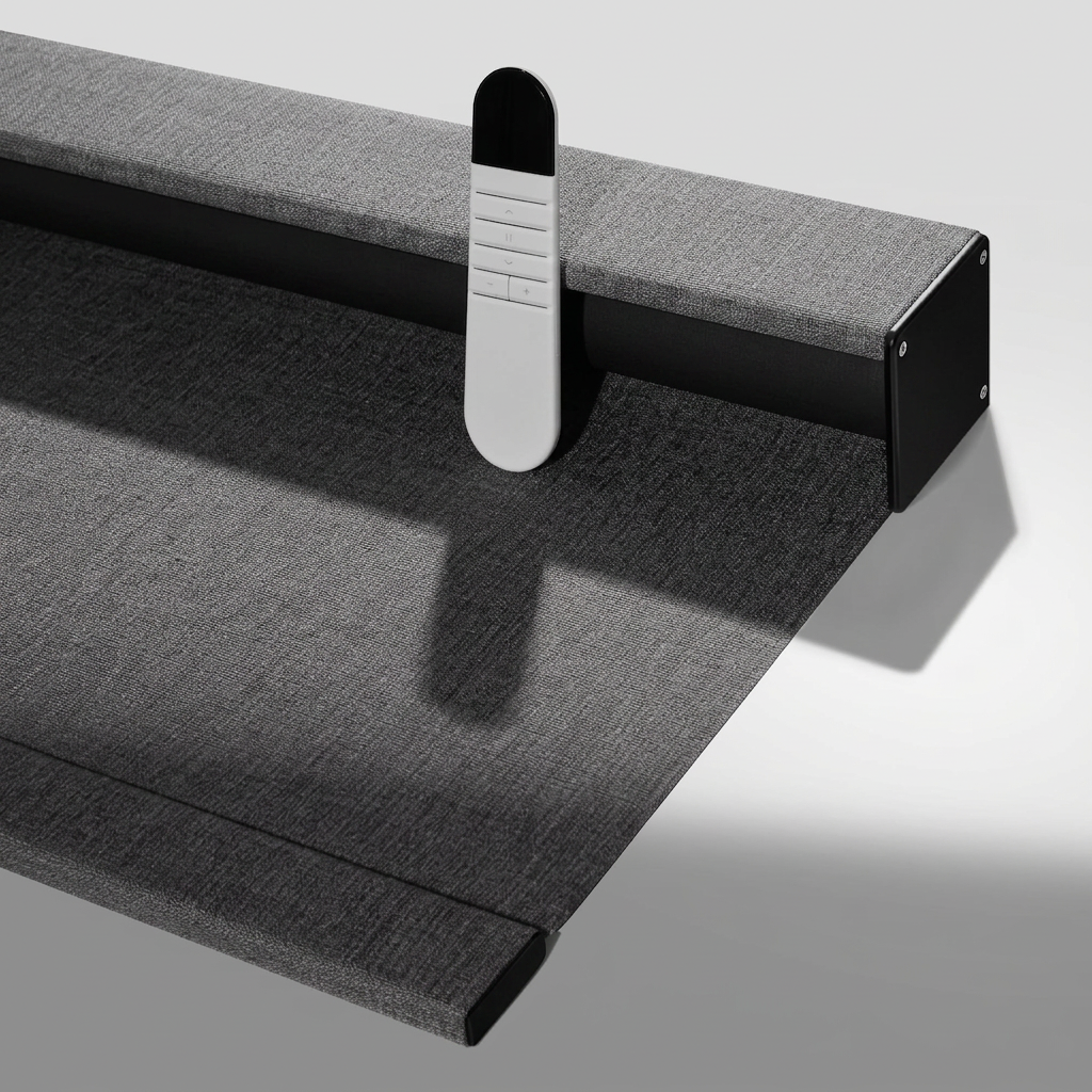 Custom Size SunShieldor Motorized Blackout Roller Blinds, Linen Fabric Rechargeable Remote Control Window Shades for Home Office Hotel