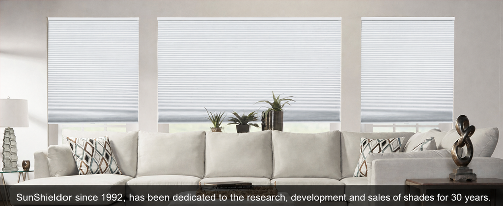 Custom Size SunShieldor Cordless Blackout Cellular Honeycomb Blinds, Room Darkening UV Shades for Home Kitchen Door, Easy to Install