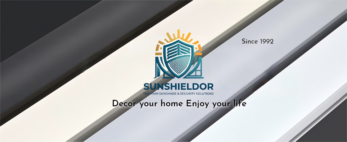 SunShieldor Cordless Blackout Roller Shades, Free-Stop Valance Thermal UV Protection Blinds