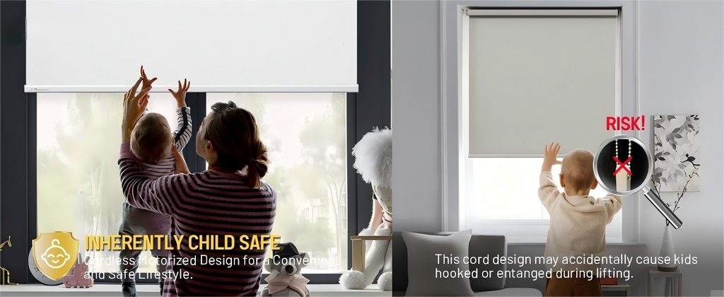 Custom Size SunShield Motorized Zebra Blinds, 95% Blackout Rechargeable Remote Control Shades for Home