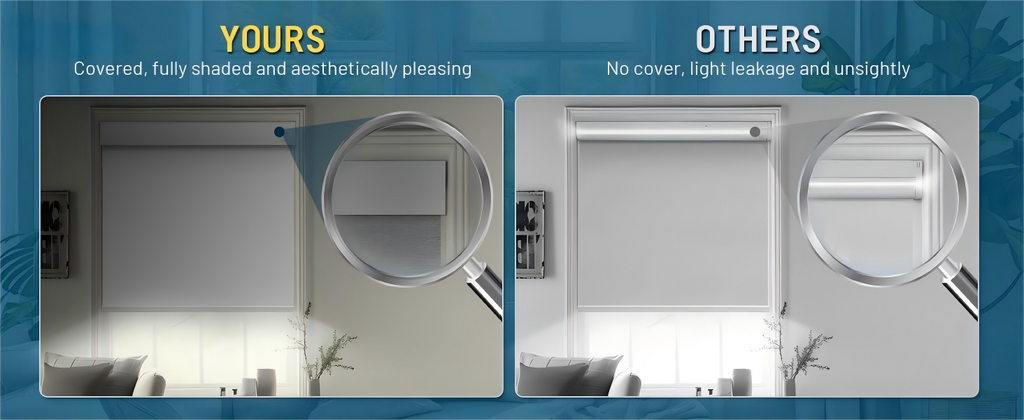Custom Size SunShield Motorized Zebra Blinds, 95% Blackout Rechargeable Remote Control Shades for Home